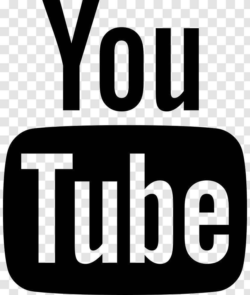 YouTube Logo Font Awesome - Text - Youtube Transparent PNG