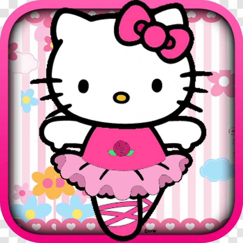 Hello Kitty Loves Mad Libs Ballet Dancer Clip Art - Watercolor Transparent PNG