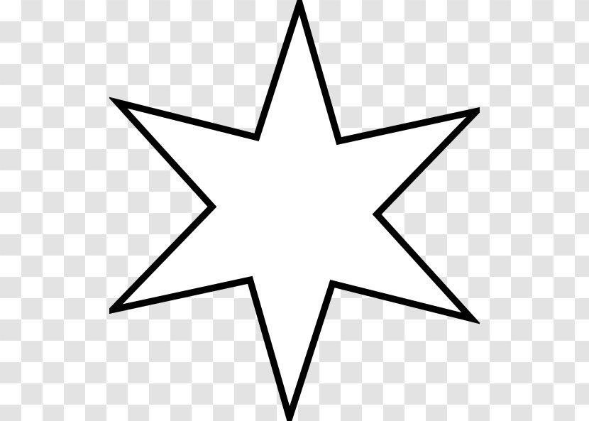 Star Black And White Clip Art - Symmetry - Stars Outline Transparent PNG