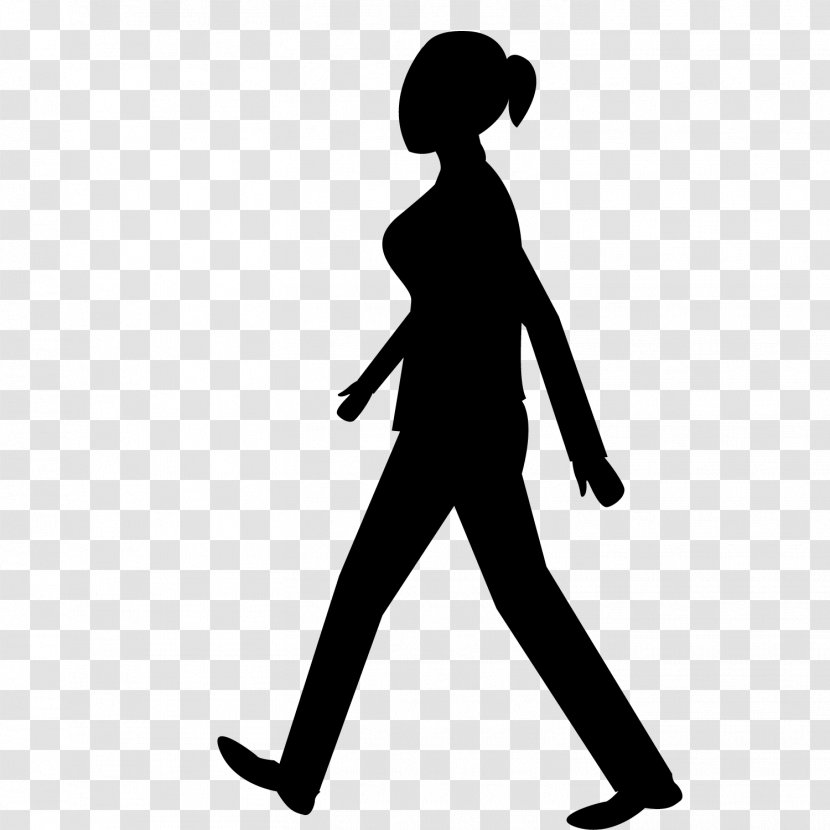 Clip Art Image Walking Illustration - Line - Standing Transparent PNG