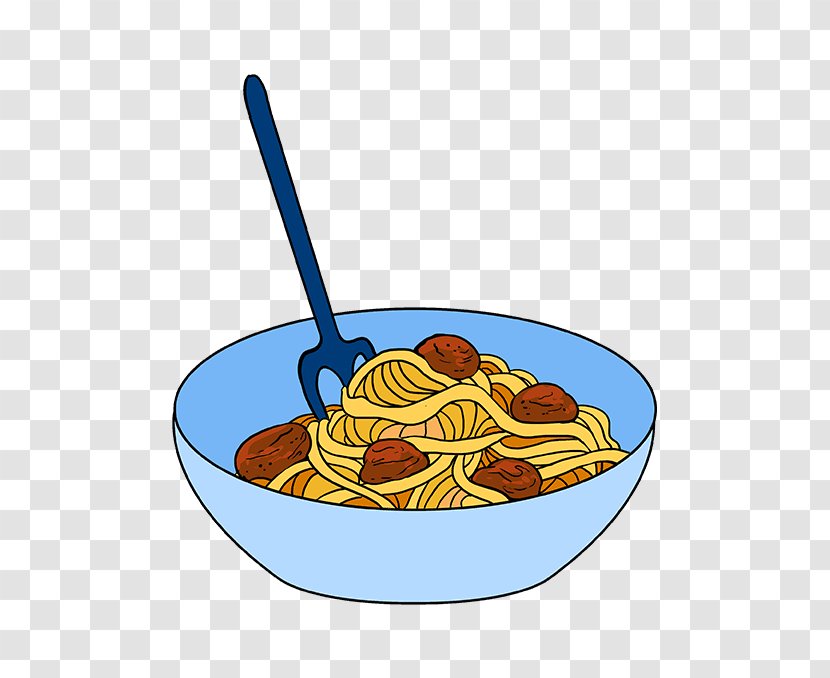 Spaghetti With Meatballs Pasta Lasagne Italian Cuisine - Noodle - Painting Transparent PNG