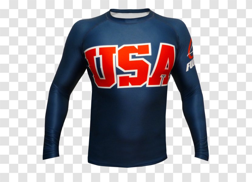 Sports Fan Jersey T-shirt Rash Guard Brazilian Jiu-jitsu Sleeve - Shirt Transparent PNG