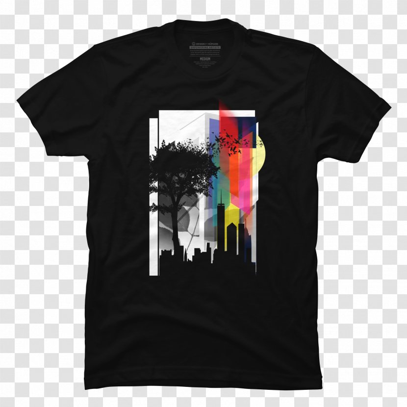 Printed T-shirt Hoodie Long-sleeved - Merchandising Transparent PNG