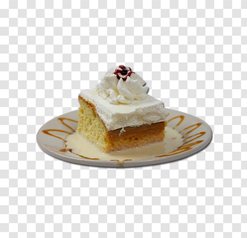 Chantilly Cream Tres Leches Cake Torte Milk Crème Caramel - Buttercream Transparent PNG
