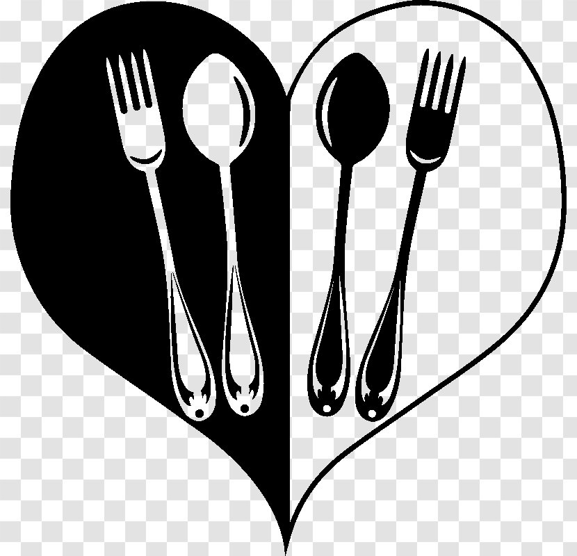 Spoon Fork Clip Art - White Transparent PNG