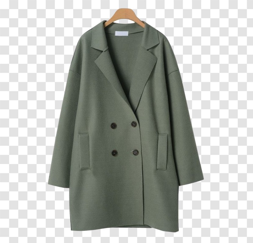 Overcoat Douban Trench Coat United States Fashion - Forest - Mulberry Events Transparent PNG