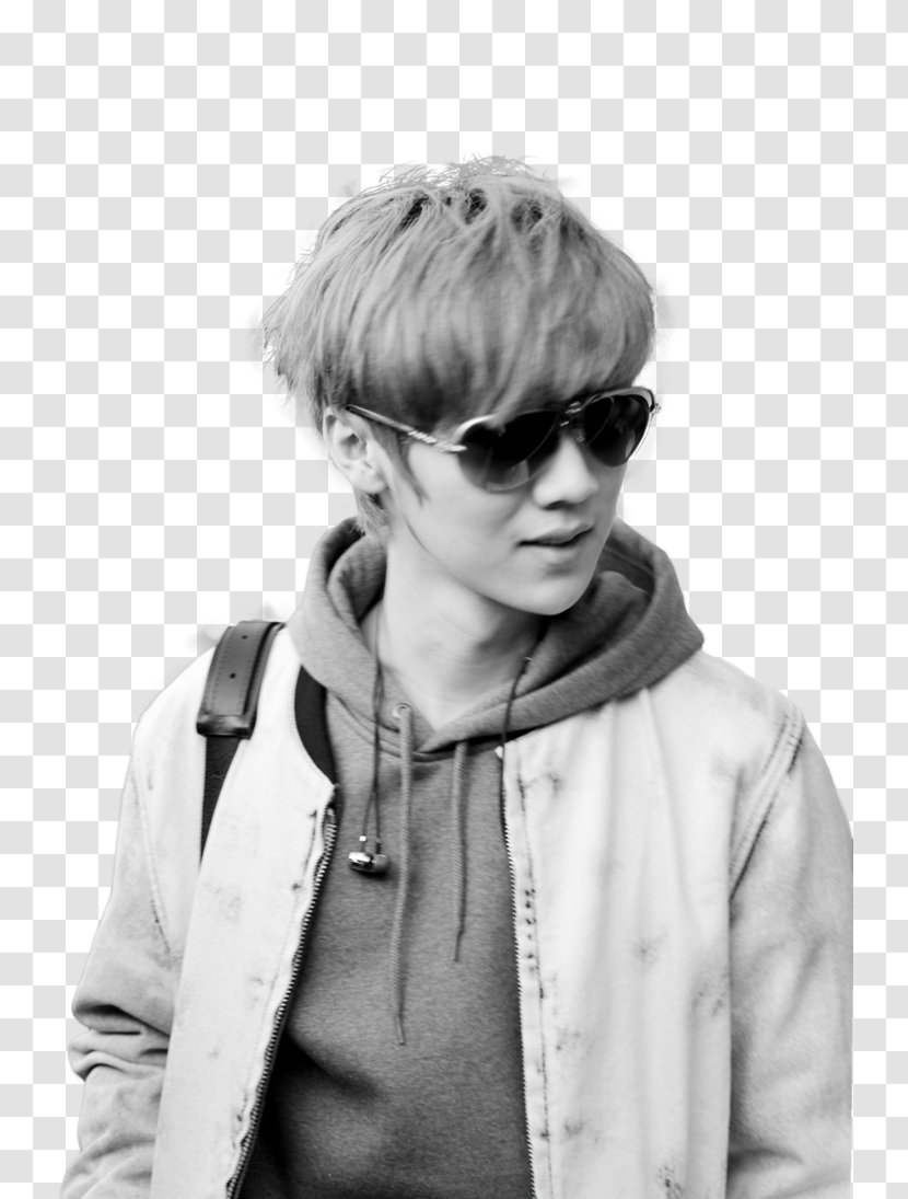 Black And White EXO - Glasses - Lu Han Transparent PNG