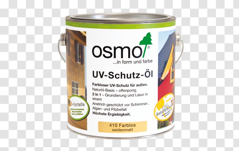Osmo UV Protection Oil Extra Wood Liter Paint - Varnish Transparent PNG