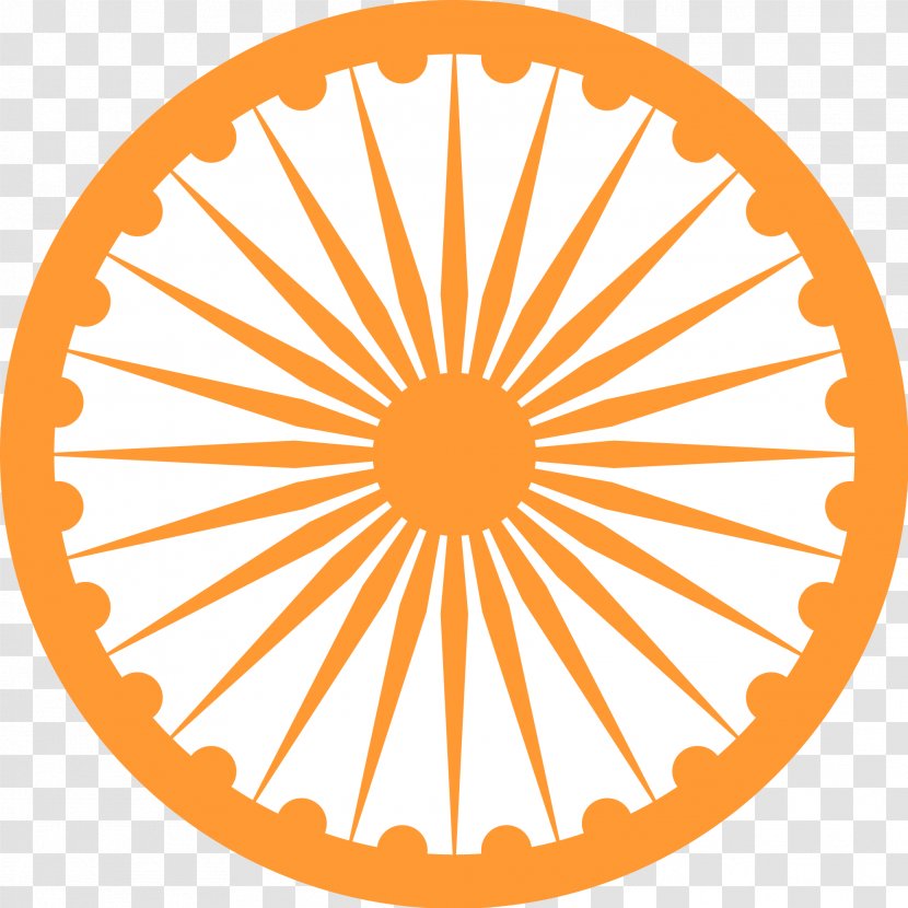 Delhi Ganesha Ashoka Chakra Dharmachakra Flag Of India - Symmetry - Buddhism Transparent PNG