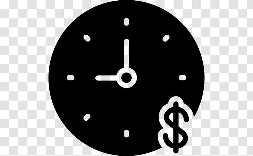 Symbol Clock Area - Autocad Dxf - Black And White Transparent PNG