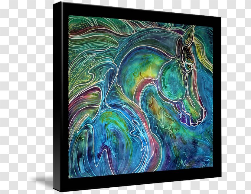 Modern Art Oil Painting Acrylic Paint Transparent PNG