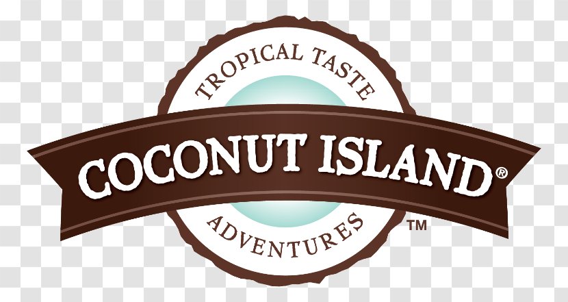 Logo Brand Island Font - Taste - Coconut Transparent PNG