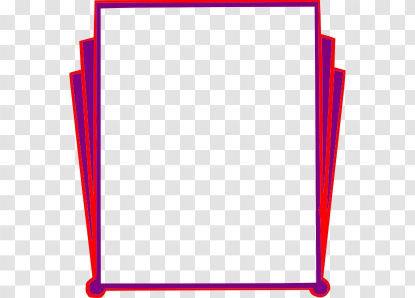 Borders And Frames Picture Red Clip Art - Rectangle - Purple Cliparts Transparent PNG