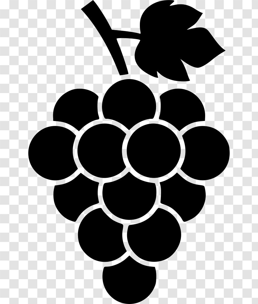 Common Grape Vine Wine Logo - Fruit - Leaves Transparent PNG