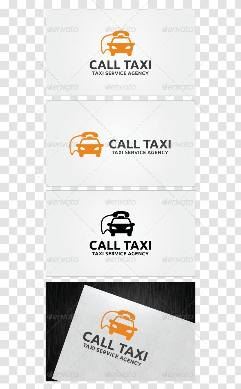 Logo Paper Graphic Design - Text - Call Taxi Transparent PNG
