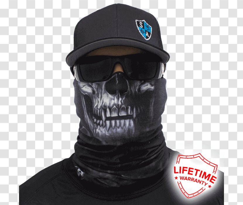 Face Shield Skull Mask Kerchief - Skin - Blue Nebula Transparent PNG