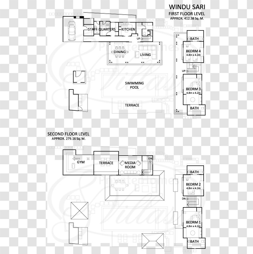 Floor Plan Paper Technical Drawing - Text - Design Transparent PNG