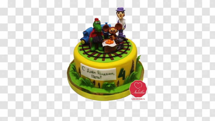 Torte Birthday Cake Konditerskaya Lyubava Cheburashka Gena The Crocodile Transparent PNG