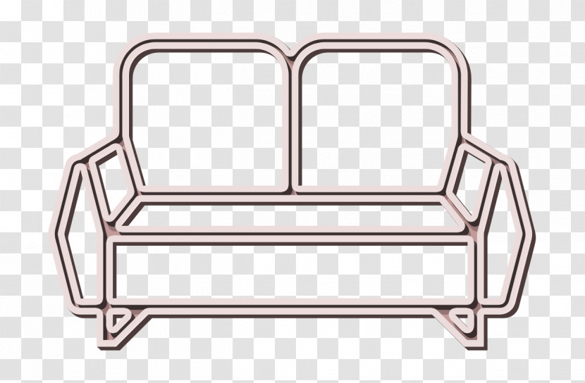 Sofa Icon Household Set Icon Transparent PNG