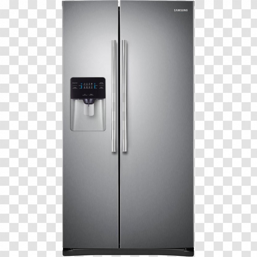 Refrigerator Samsung RS25J500D Cubic Foot Whirlpool WRS586FIE Ice Makers - Rs25j500d Transparent PNG