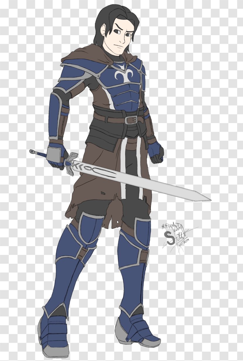 Warrior Cartoon Weapon Costume Character - Design Transparent PNG