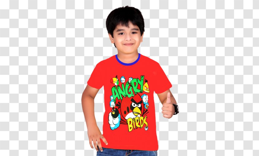 T-shirt Boy Clothing Nightwear Child - Printed T Shirt Red Transparent PNG