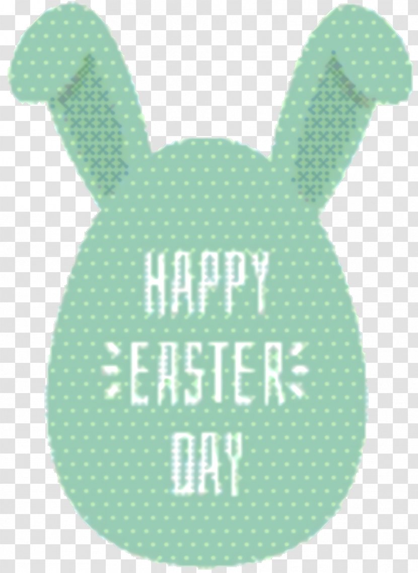 Easter Bunny Background - Turquoise Green Transparent PNG