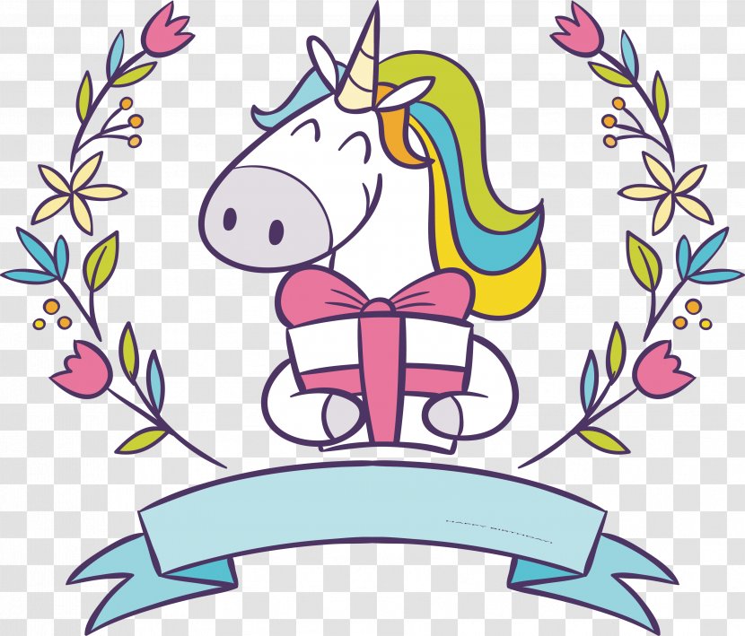 Unicorn Clip Art - A Gift Transparent PNG