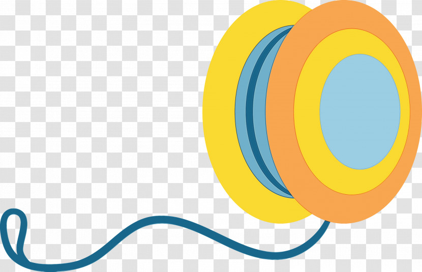 Yellow Line Circle Transparent PNG