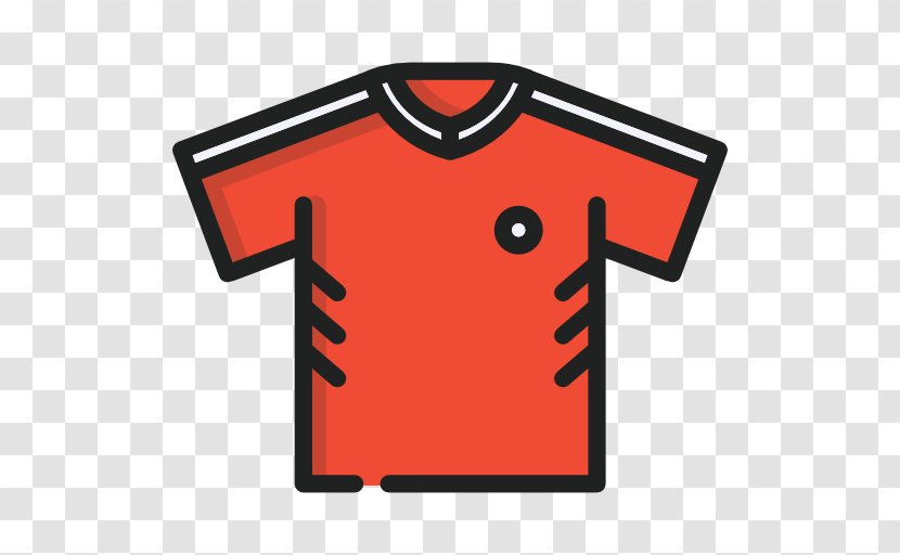 T-shirt Sleeve Cartoon Angle Font - Orange - Psd Jersey Soccer Transparent PNG