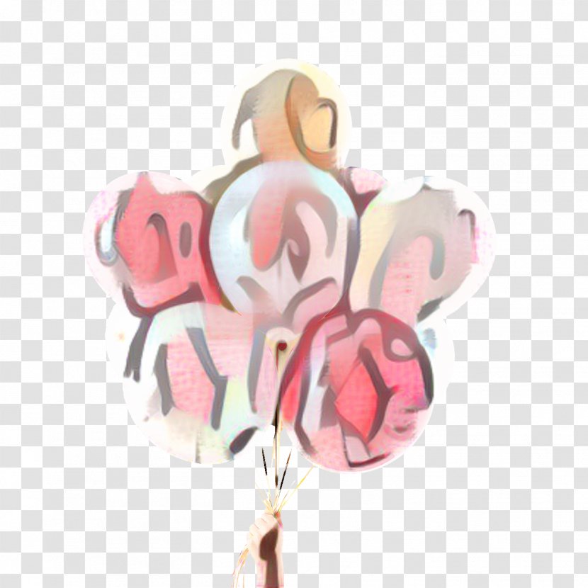 Pink Flower Cartoon - Love My Life - Plant Transparent PNG