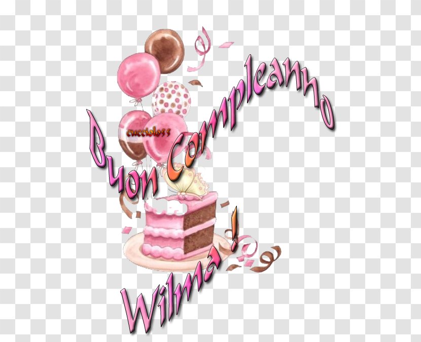 Happy Birthday Cake Wish Clip Art - Pink Transparent PNG