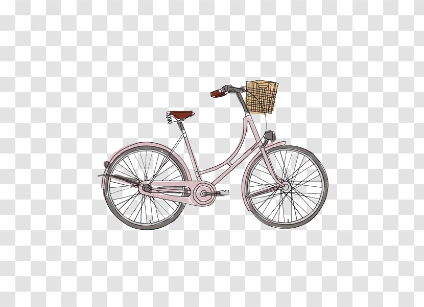 Electric Bicycle Cycling Frames Mountain Bike - Flower Transparent PNG