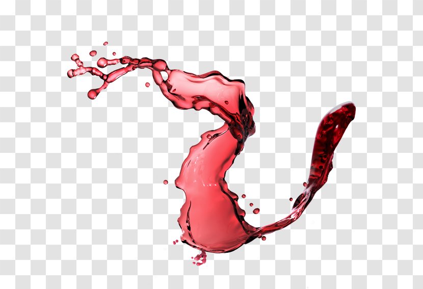 Wine Glass Clip Art - Heart - Spill Effects Transparent PNG