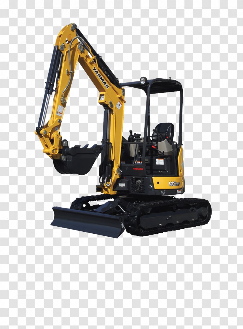 Yanmar Compact Excavator Heavy Machinery Tractor - Machine - Equipment Transparent PNG