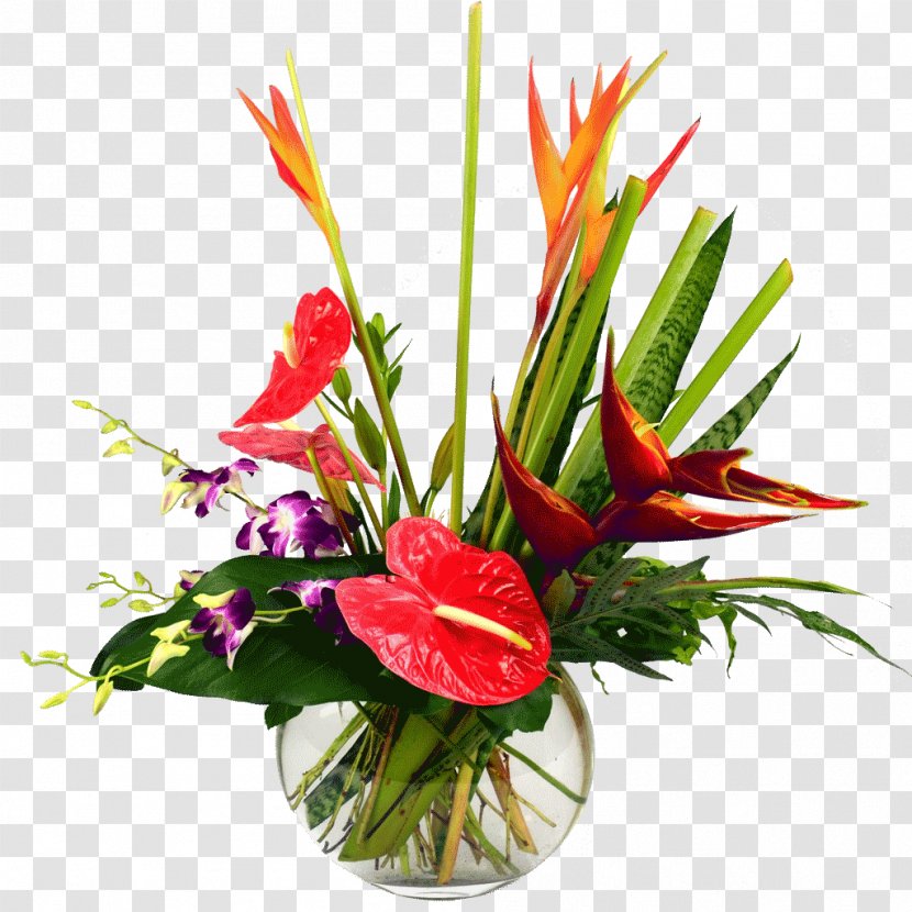 Flower Bouquet Floristry Cut Flowers Karin's Florist - Delivery - Tropical Transparent PNG