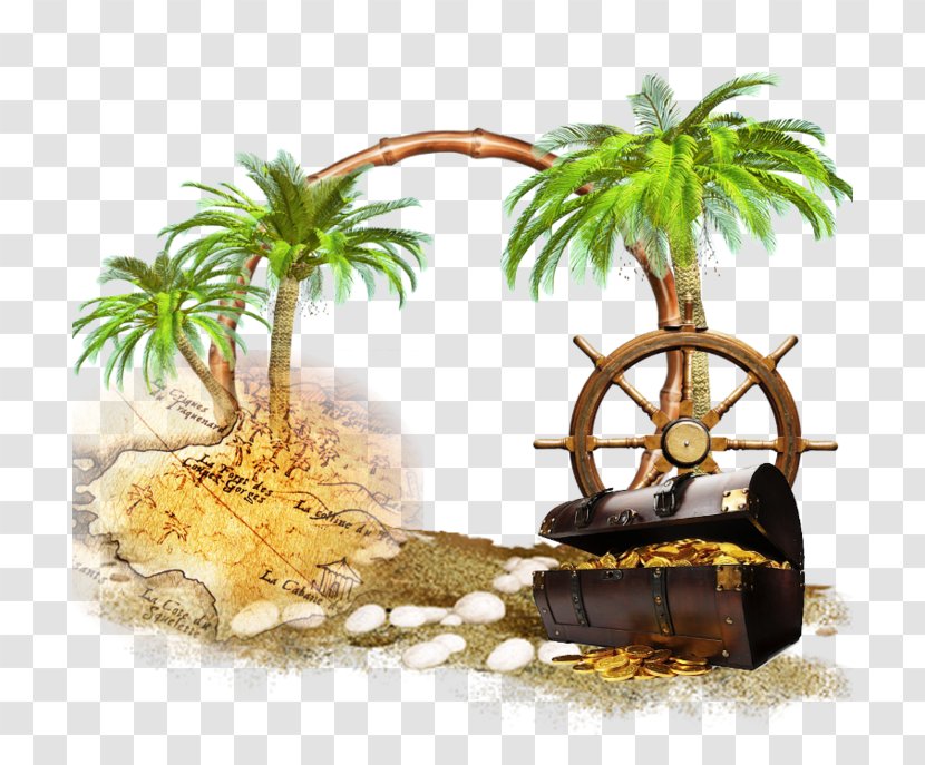 Vacation Flowerpot - Coconut - Effet Mer Saint James Transparent PNG