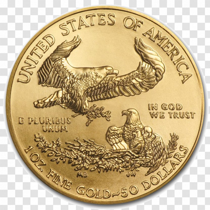American Gold Eagle Bullion Coin - Investment Transparent PNG
