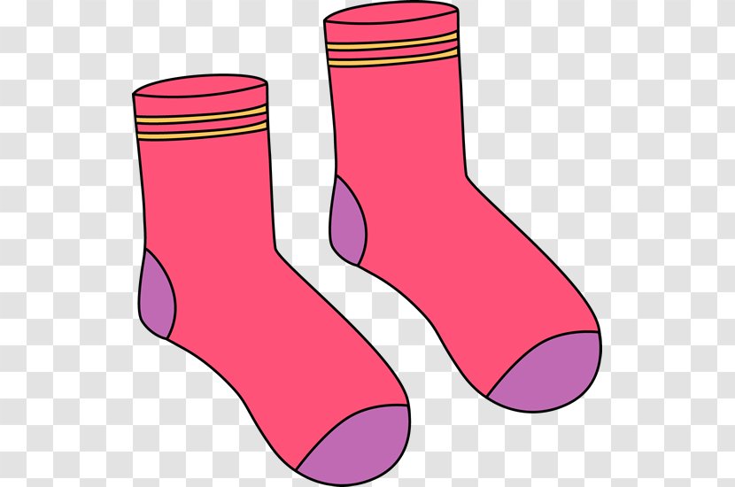 Sock Clothing Pink Free Content Clip Art - Winter Socks Cliparts Transparent PNG