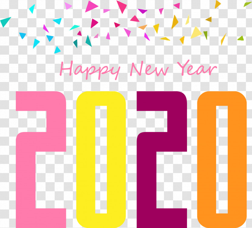 Happy New Year 2020 New Year 2020 New Years Transparent PNG