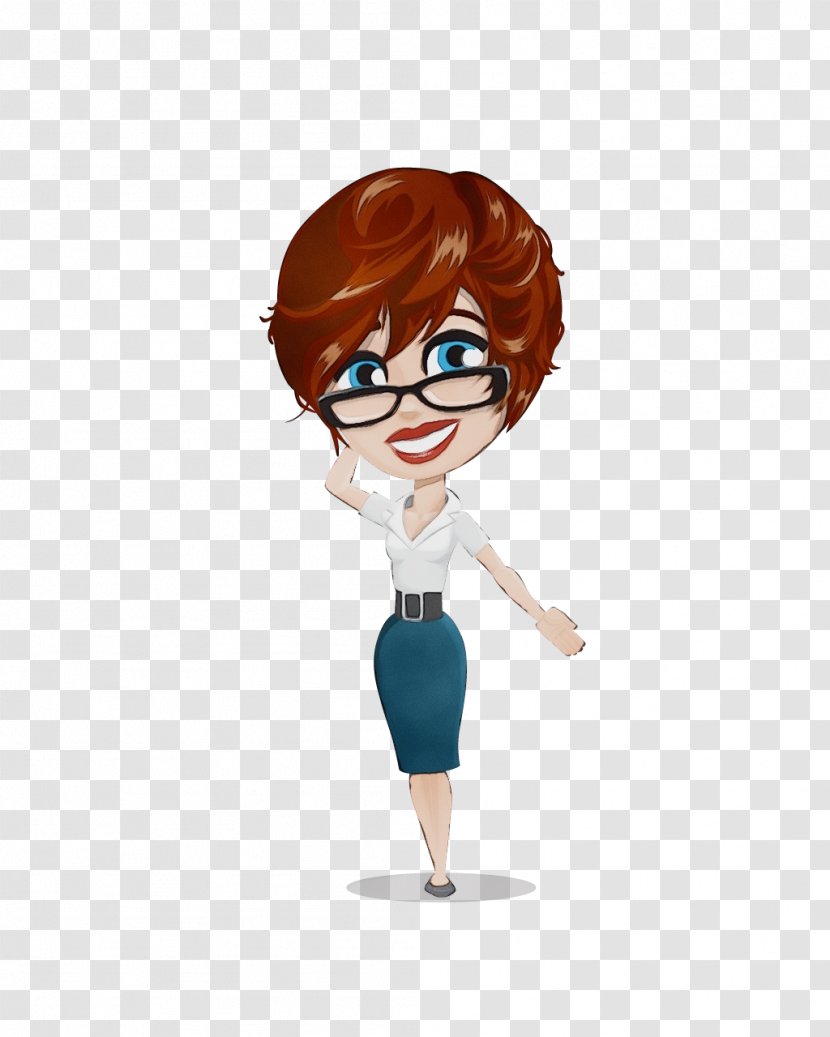 Glasses - Figurine - Thumb Style Transparent PNG