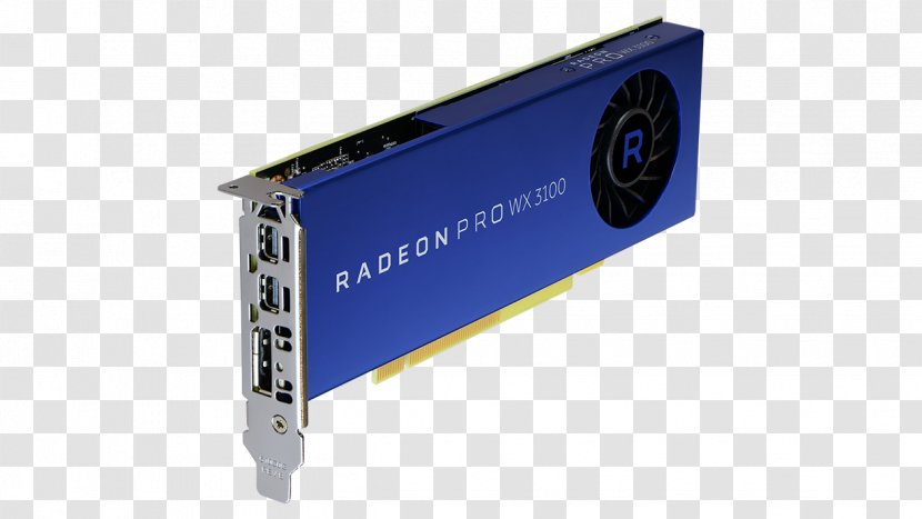 Graphics Cards & Video Adapters AMD Radeon Pro WX 3100 Dell 2100 Mini DisplayPort - Wx Transparent PNG