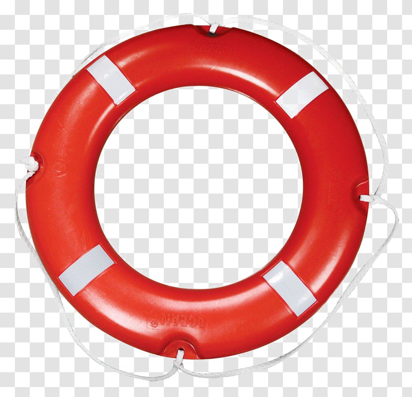 Lifebuoy Lifesaving Life Jackets Ring - Red Transparent PNG