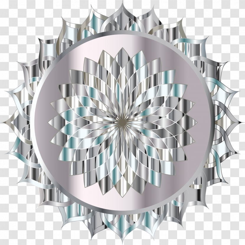Line Art Color Clip - Hollow Mandala Transparent PNG