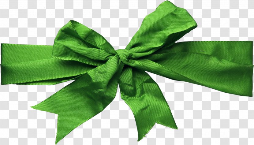 Green Clip Art - Ribbon - Bow Transparent PNG