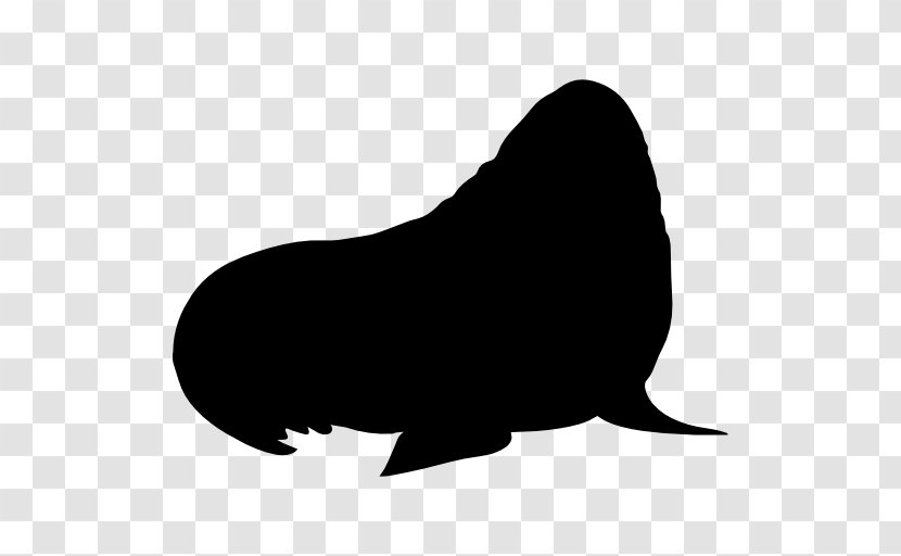 Walrus Silhouette Animal - Seals Transparent PNG