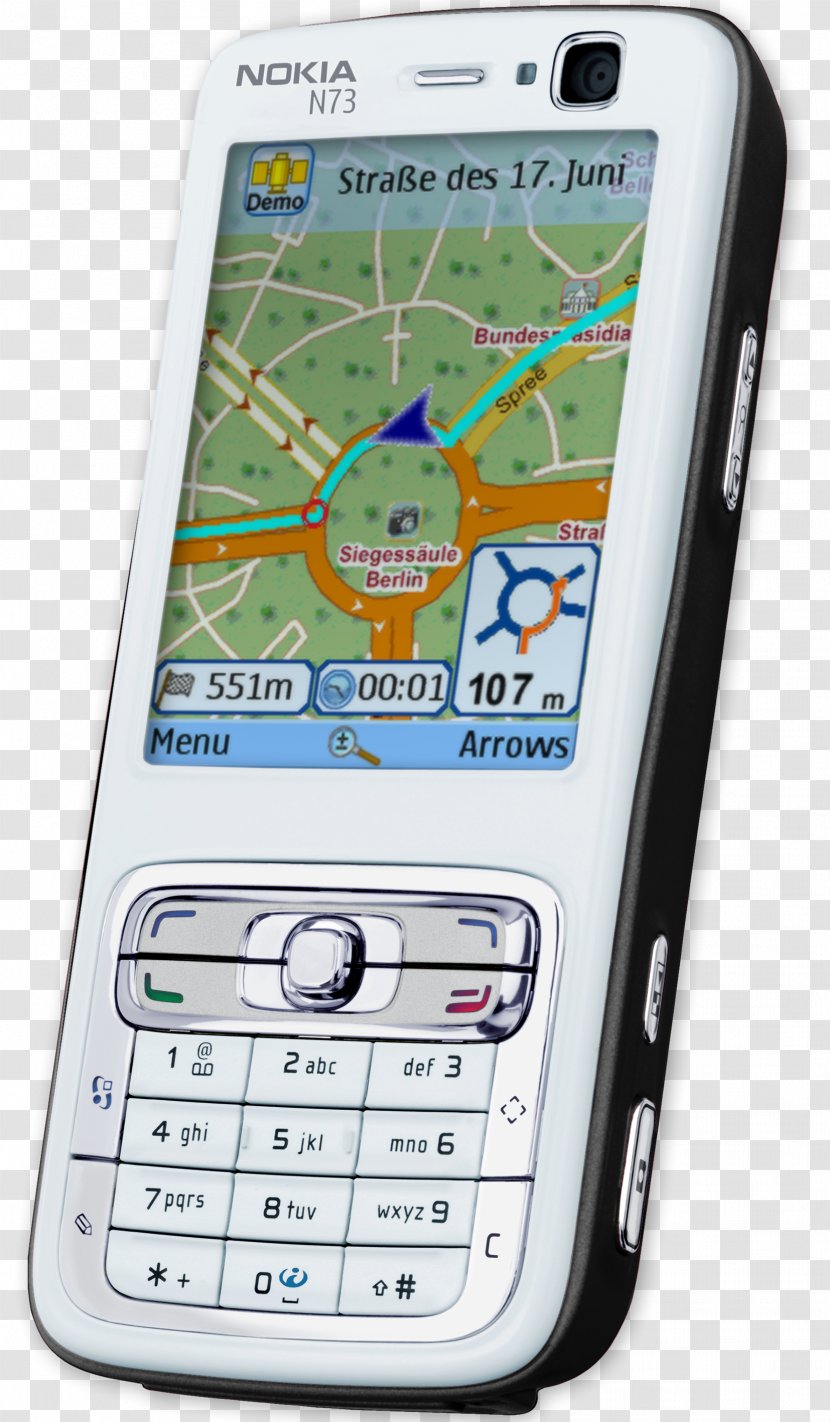 Nokia N73 6300 Smartphone 8800 - Unlocked - Light Bulb Map Transparent PNG
