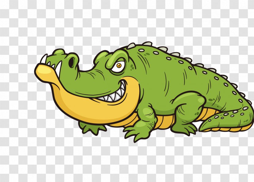Crocodile Alligator Cartoon Illustration - Dinosaur Transparent PNG