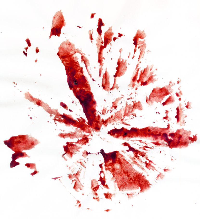 Bloodstain Pattern Analysis Clip Art - Blood Splatter Transparent PNG