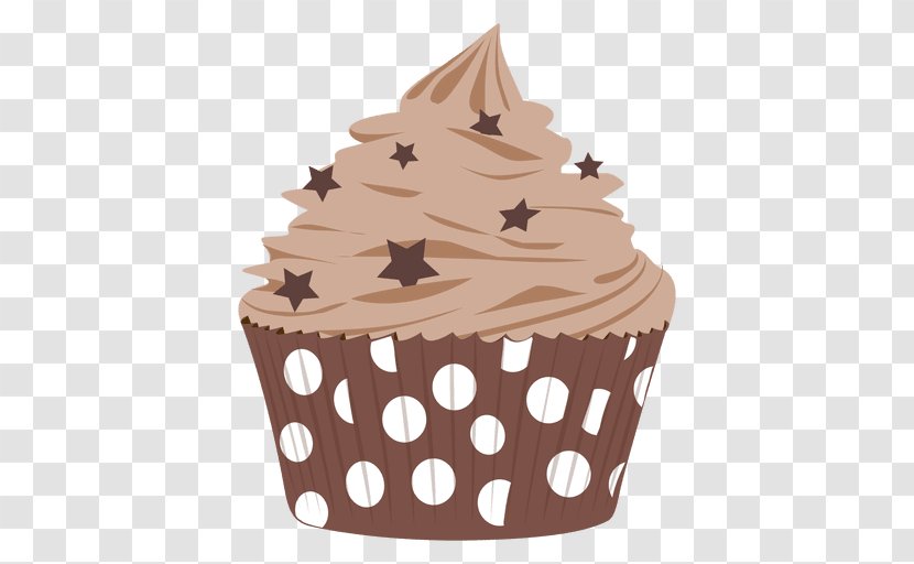 Cupcake Frosting & Icing Muffin Chocolate - Cake - Cupcakes Vector Transparent PNG